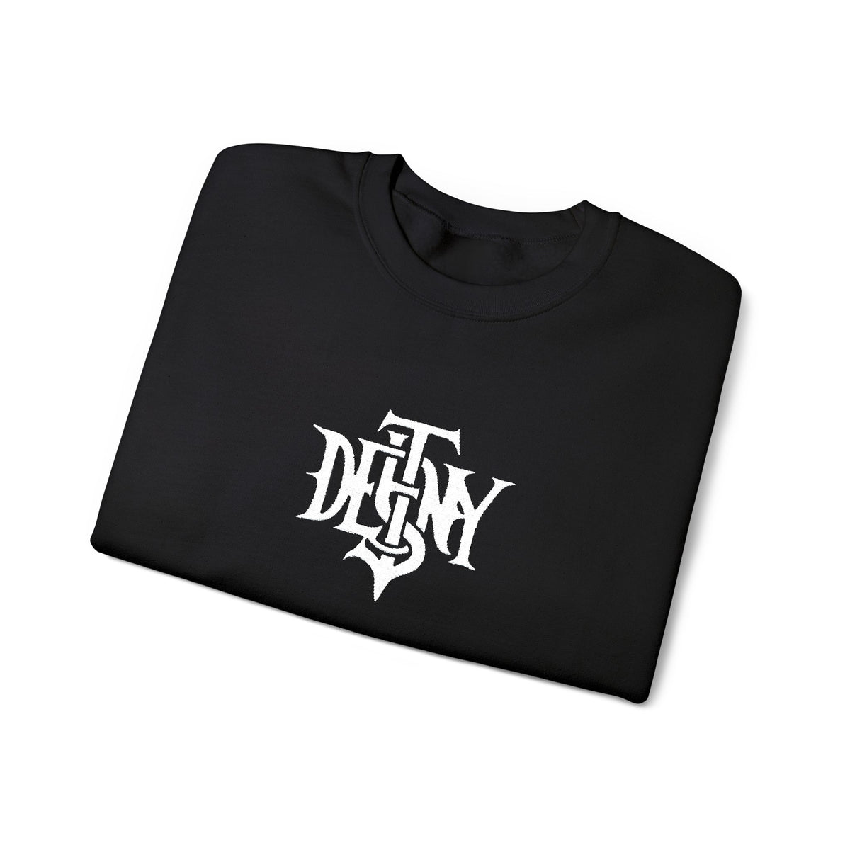 Unisex Destiny Gothic Logo Sweatshirt | Gothic Lettering, Black Pullover