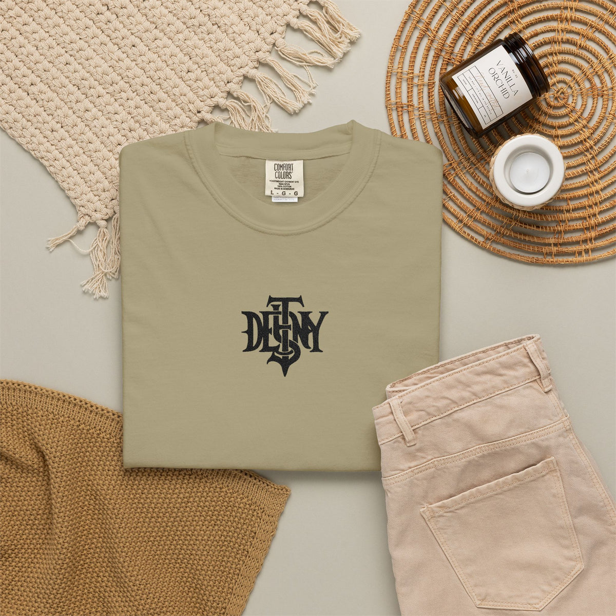 Destiny Gothic Logo T-Shirt | Minimal Chest Graphic