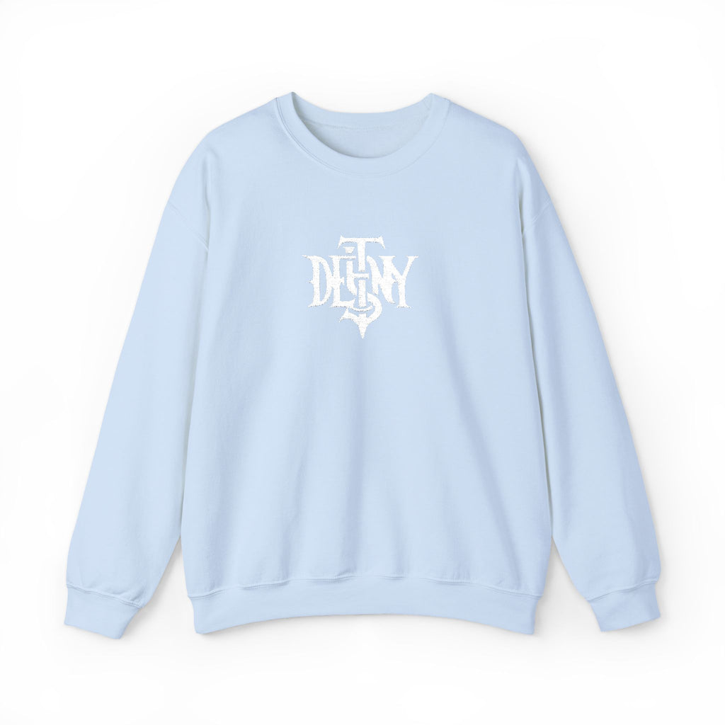 Unisex Destiny Gothic Logo Sweatshirt | Gothic Lettering, Black Pullover