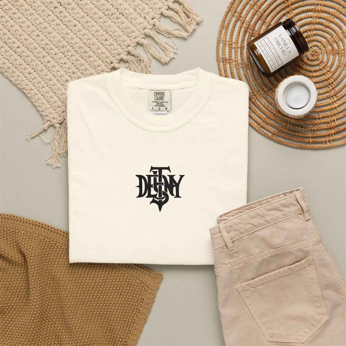 Destiny Gothic Logo T-Shirt | Minimal Chest Graphic