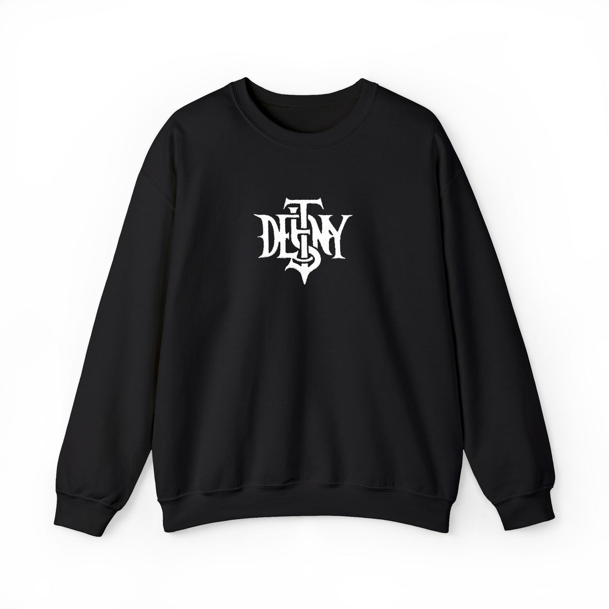 Unisex Destiny Gothic Logo Sweatshirt | Gothic Lettering, Black Pullover