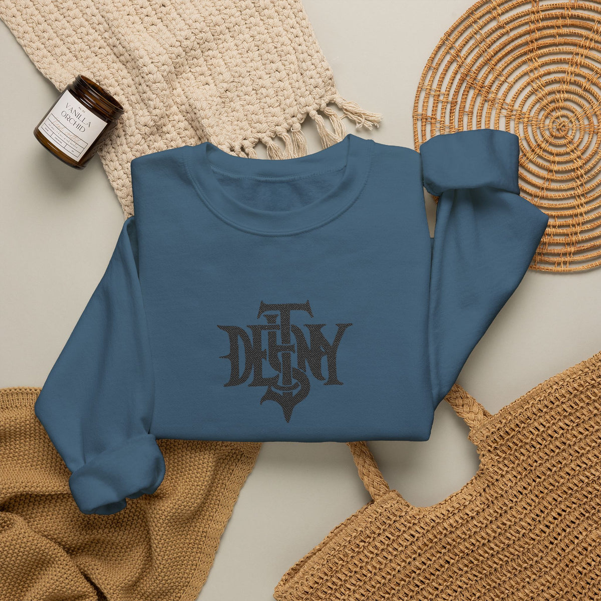 Unisex Destiny Gothic Logo Sweatshirt | Gothic Logo Crewneck