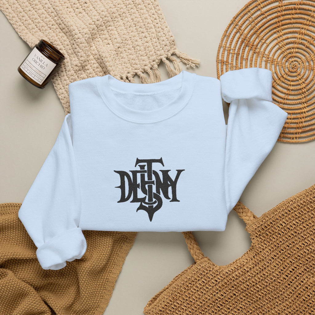 Unisex Destiny Gothic Logo Sweatshirt | Gothic Logo Crewneck