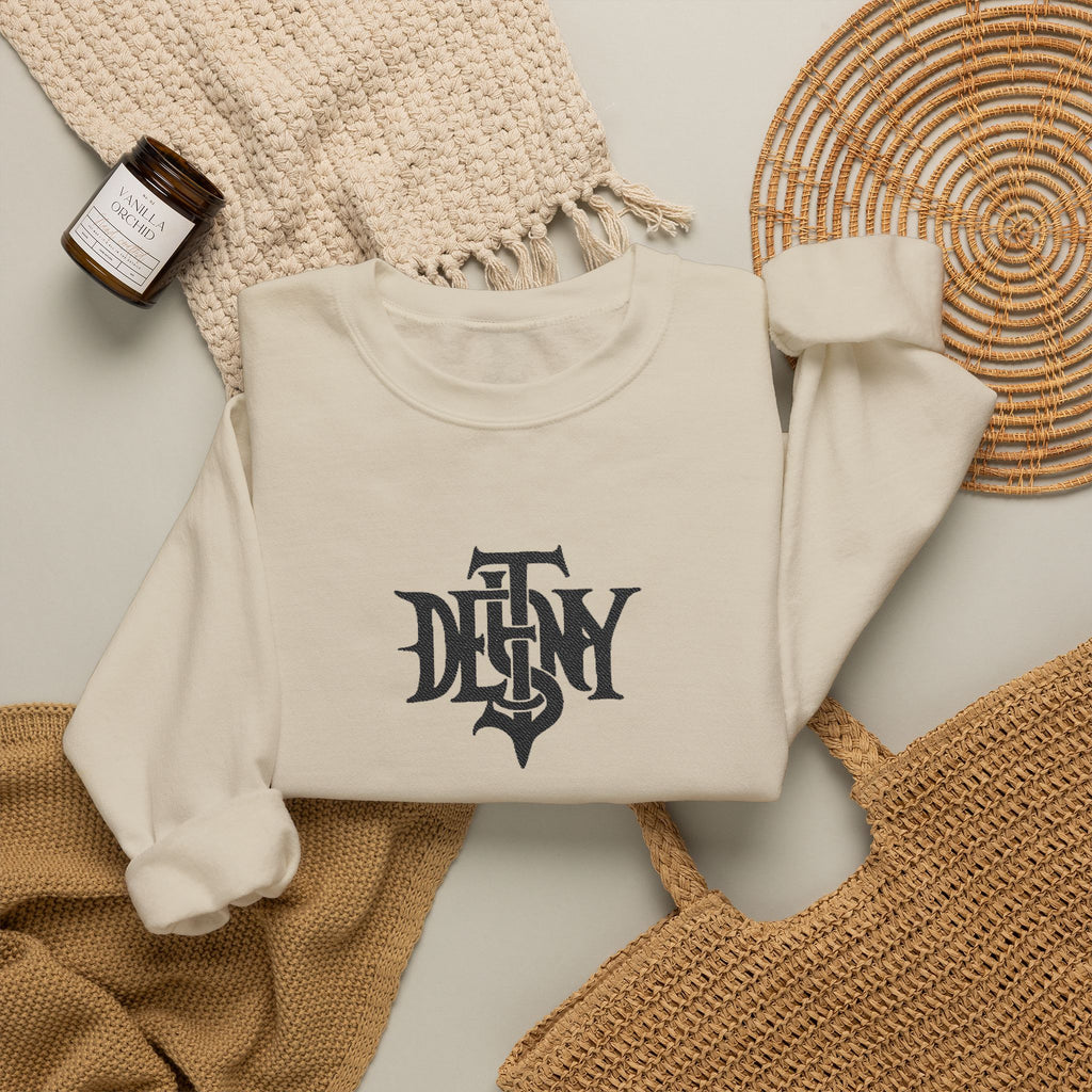 Unisex Destiny Gothic Logo Sweatshirt | Gothic Logo Crewneck
