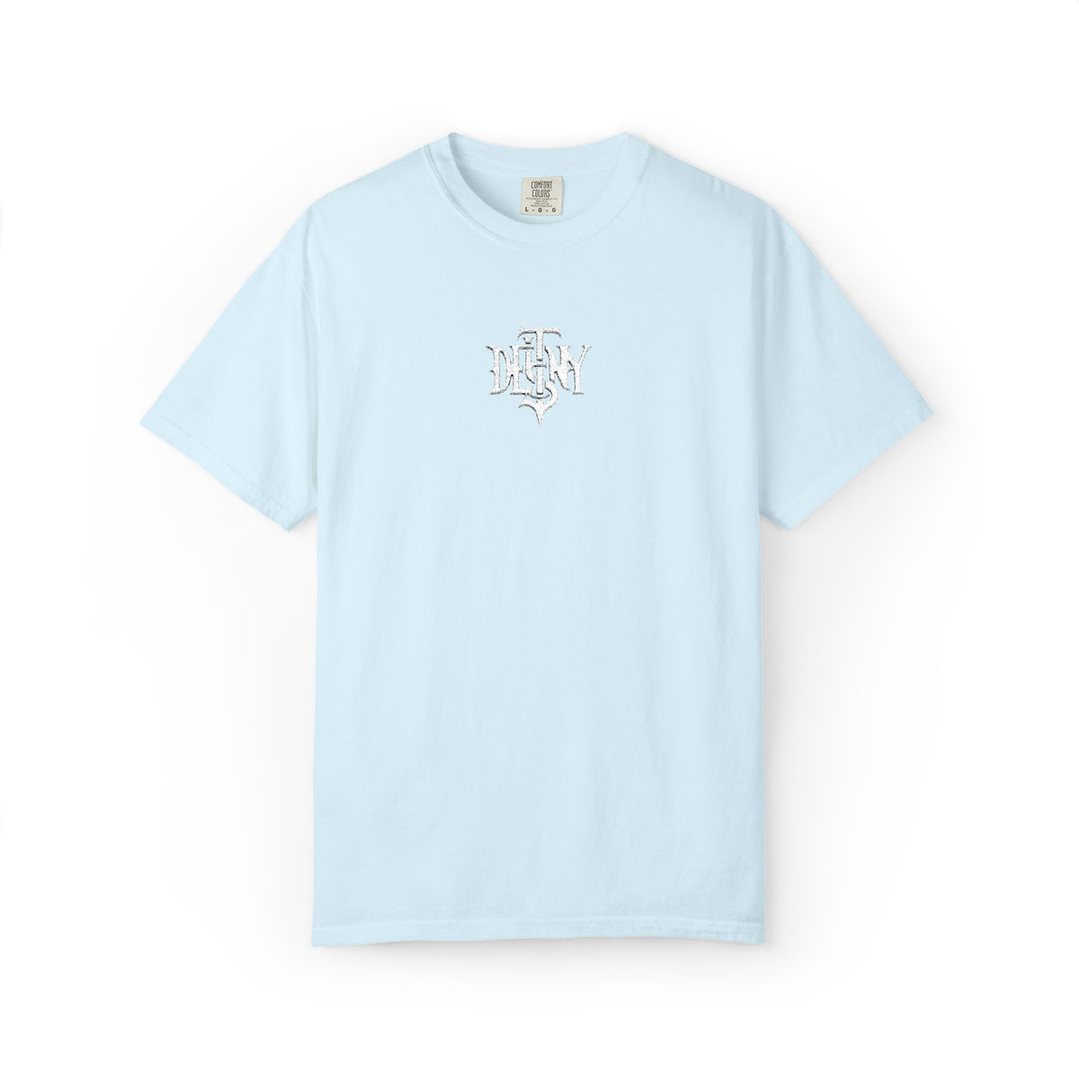 Destiny Gothic Logo T-shirt | Garment Dyed Charcoal
