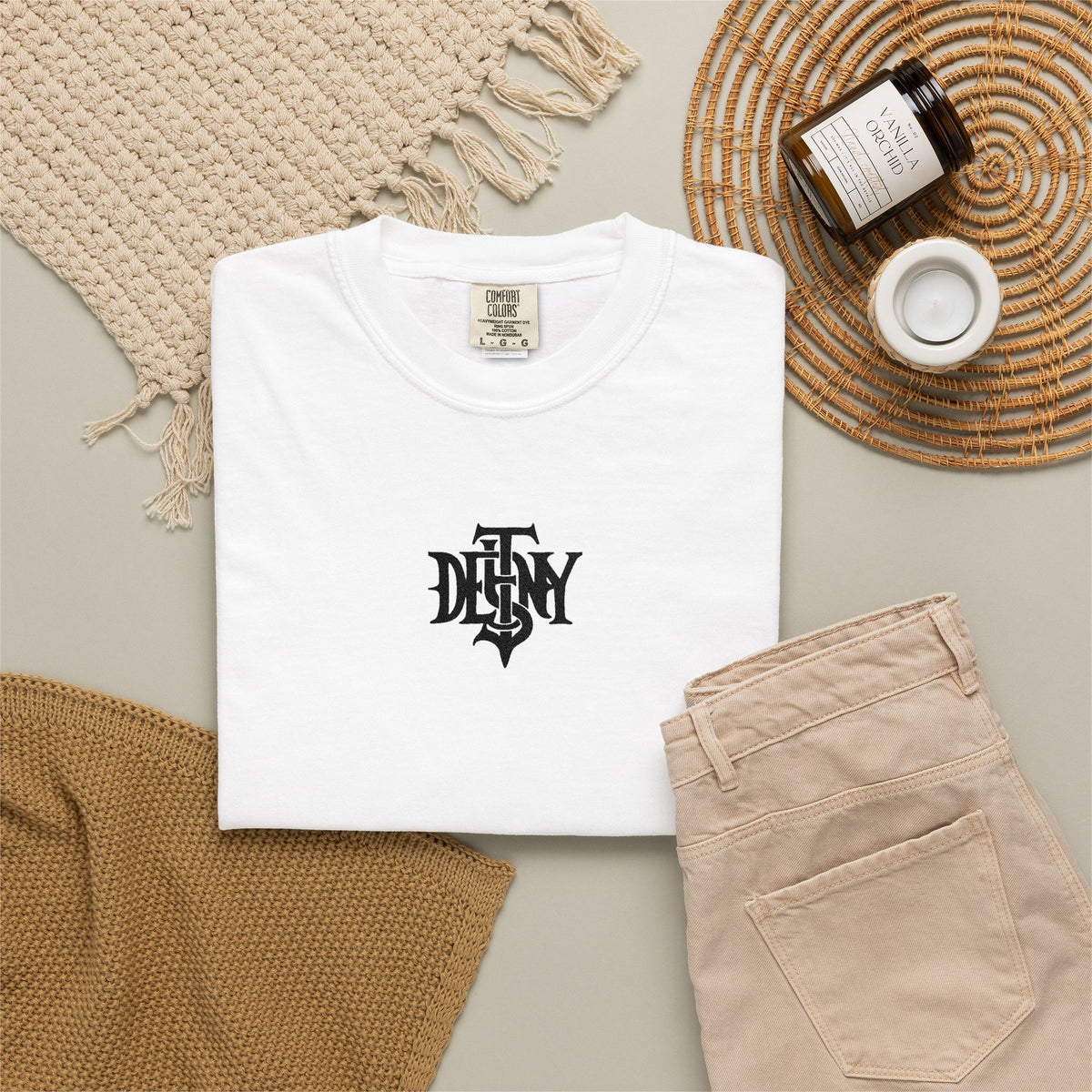 Destiny Gothic Logo T-Shirt | Minimal Chest Graphic